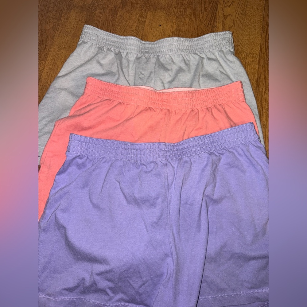 Kids Colorful Shorts bundle- Gray, Pink, and Purple